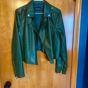 Eloquii Women's Faux Leather Moto Jacket